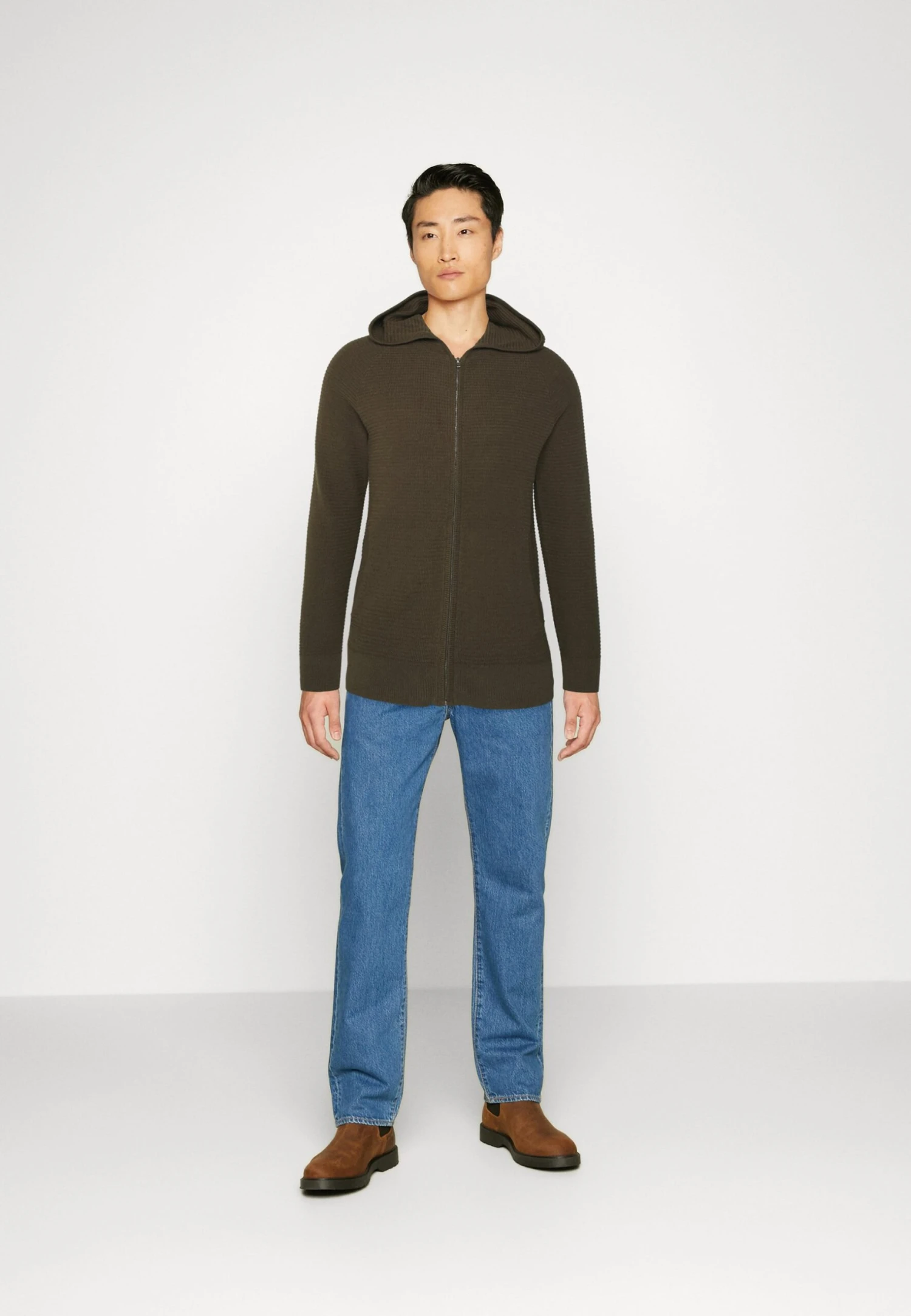 Pier One Kardigan - Olive 4 Pier One Kardigan - Olive - obrazek 2