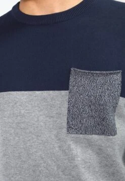 Pier One Sweter - Mottled Grey/dark Blue -Sklep Z Odzieżą Męską b51d28df5cec40f7a79a845aa9bf0c6b