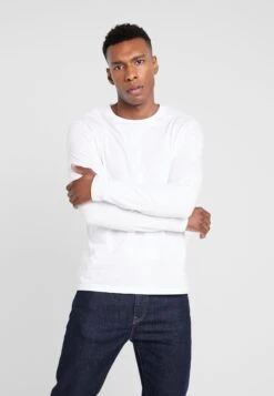 Pier One 2 PACK - Bluzka Z Długim Rękawem - White -Sklep Z Odzieżą Męską b74a28ee32764edb9a0082e4dc412571