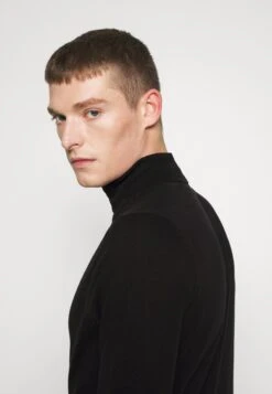 Pier One PM- BASIC TURTLENECK - Sweter - Black -Sklep Z Odzieżą Męską ba24480cf8154010bec41b201027e1a6