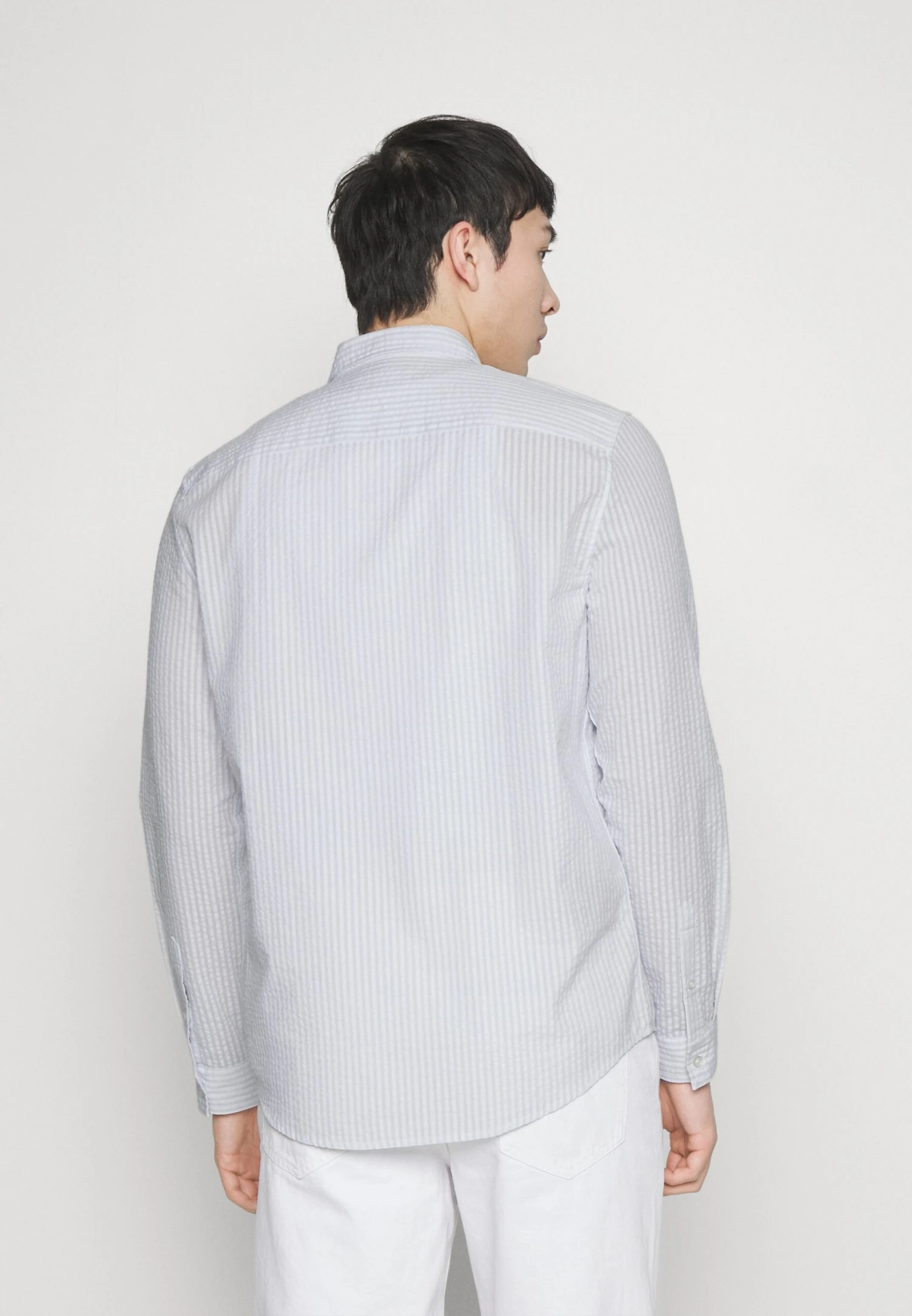 Pier One Koszula - White/light Blue 5 Pier One Koszula - White/light Blue - obrazek 3