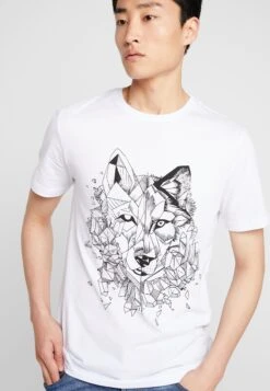 Pier One T-shirt Z Nadrukiem - White 10 Pier One T-shirt Z Nadrukiem - White -Sklep Z Odzieżą Męską bc7a16a4618b493685c112de8b6356af