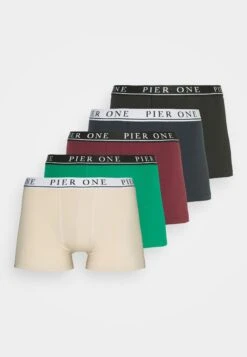 Pier One 5 PACK - Panty - Beige/green/bordeaux -Sklep Z Odzieżą Męską bc7bad60932445cabd41ffd20695bb0b