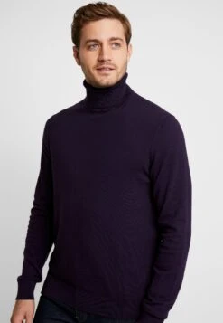 Pier One Sweter - Dark Purple -Sklep Z Odzieżą Męską bd8544b0bf3c42d68dca86416292e192