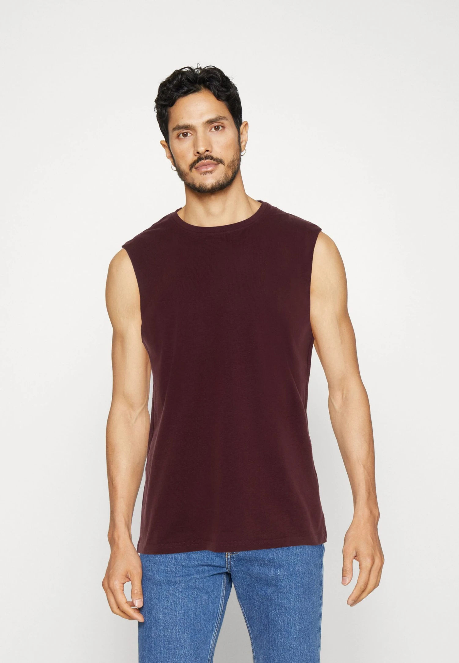 Pier One 2 PACK - Top - Bordeaux/black 4 Pier One 2 PACK - Top - Bordeaux/black - obrazek 2