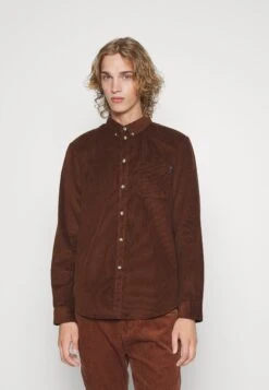 Pier One CORDUROY - Koszula - Brown