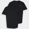 Pier One 2 PACK - T-shirt Basic - Black/black -Sklep Z Odzieżą Męską c8ff2ca6da444679b709b74f5867f7ea