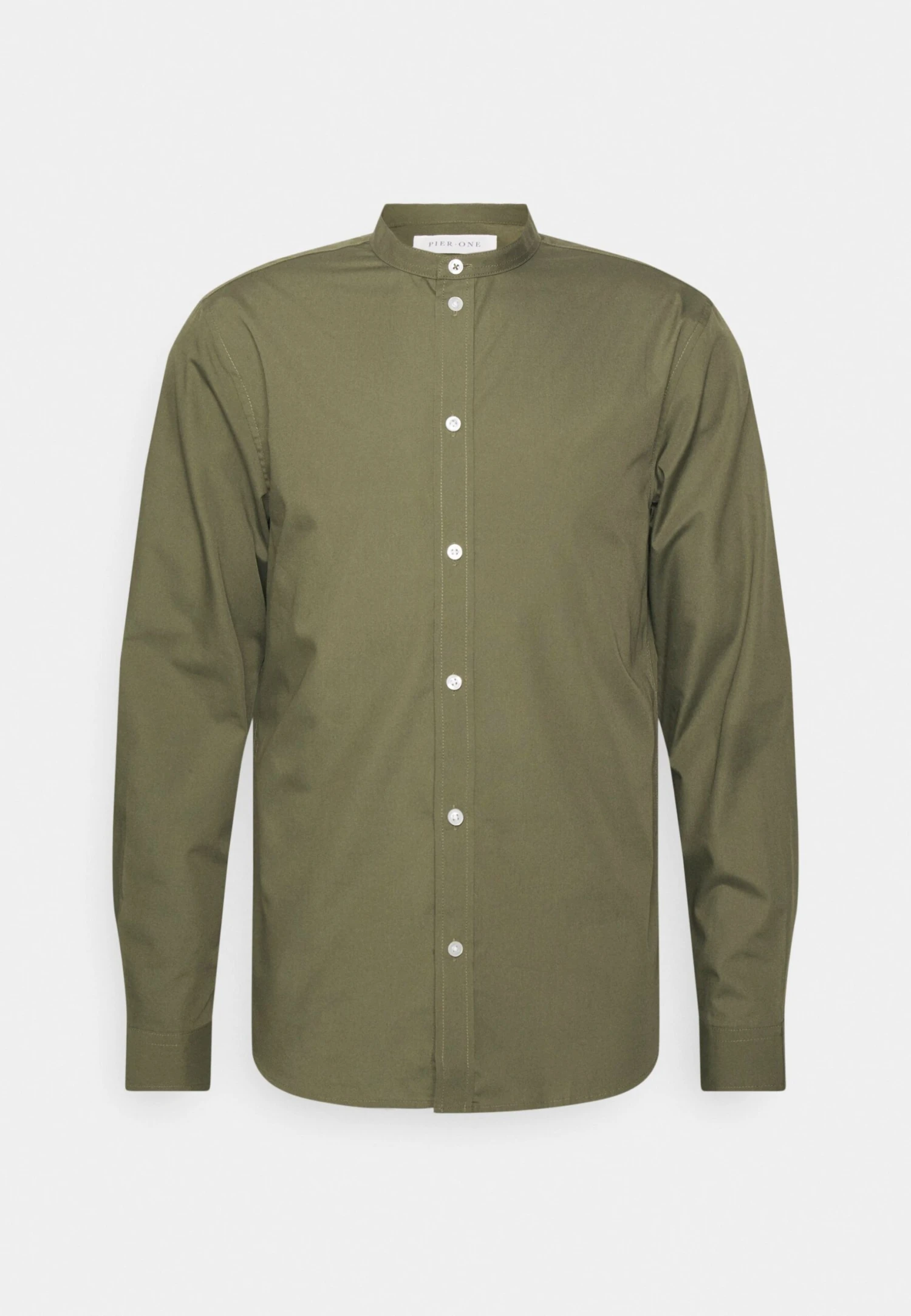 Pier One 2 PACK - Koszula - White/olive 8 Pier One 2 PACK - Koszula - White/olive - obrazek 6