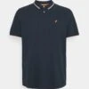 Pier One Koszulka Polo - Dark Blue/orange -Sklep Z Odzieżą Męską caa43b3c2a5f4a9e8ffb43b2ae2f614e