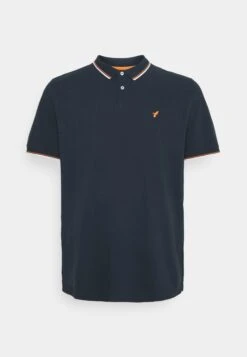 Pier One Koszulka Polo - Dark Blue/orange