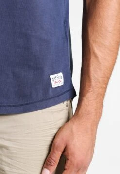 Pier One GARMENT TEE - T-shirt Basic - Navy -Sklep Z Odzieżą Męską cb11ef9b5a824118b785f1c47a027346