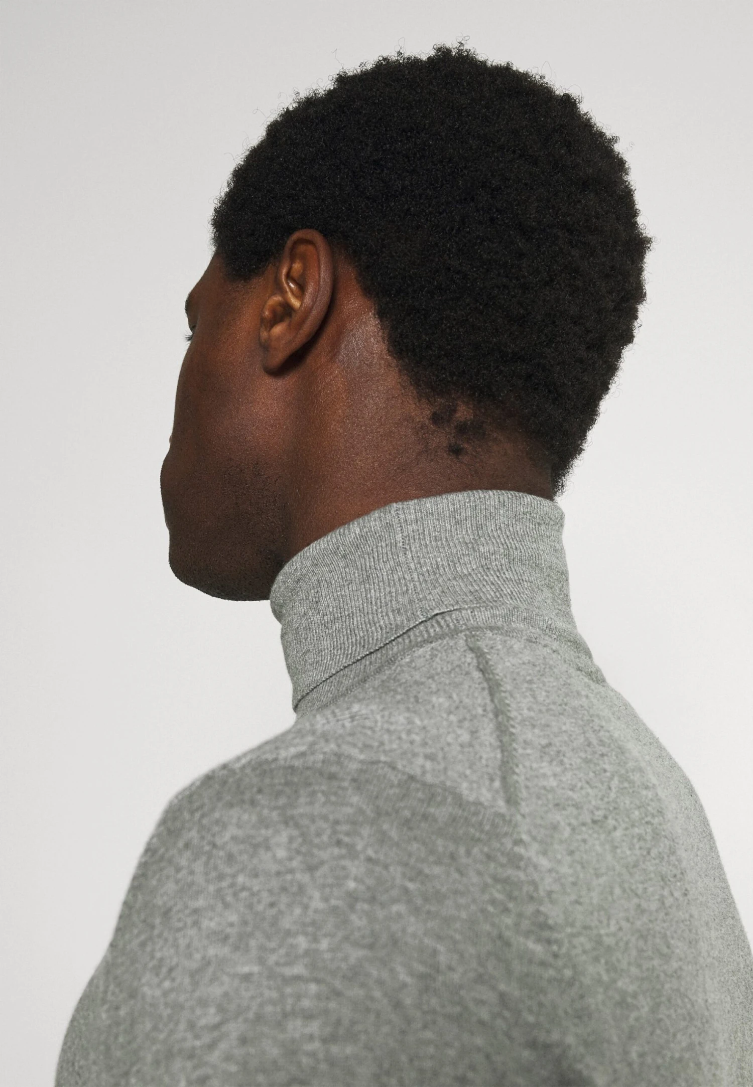 Pier One PM- BASIC TURTLENECK - Sweter - Black/mottled Light Grey 8 Pier One PM- BASIC TURTLENECK - Sweter - Black/mottled Light Grey - obrazek 7