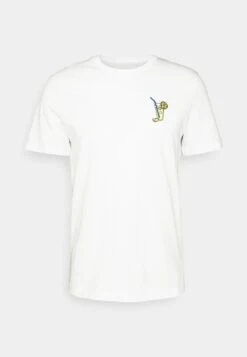 Pier One COCKTAIL TEE - T-shirt Z Nadrukiem - White -Sklep Z Odzieżą Męską cf110fcc037e4ea986452afbc2447186