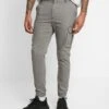Pier One CUFFED SKINNY TROUSER - Bojówki - Grey 1 Pier One CUFFED SKINNY TROUSER - Bojówki - Grey -Sklep Z Odzieżą Męską cf622340c03a4d19959ae806ee508811