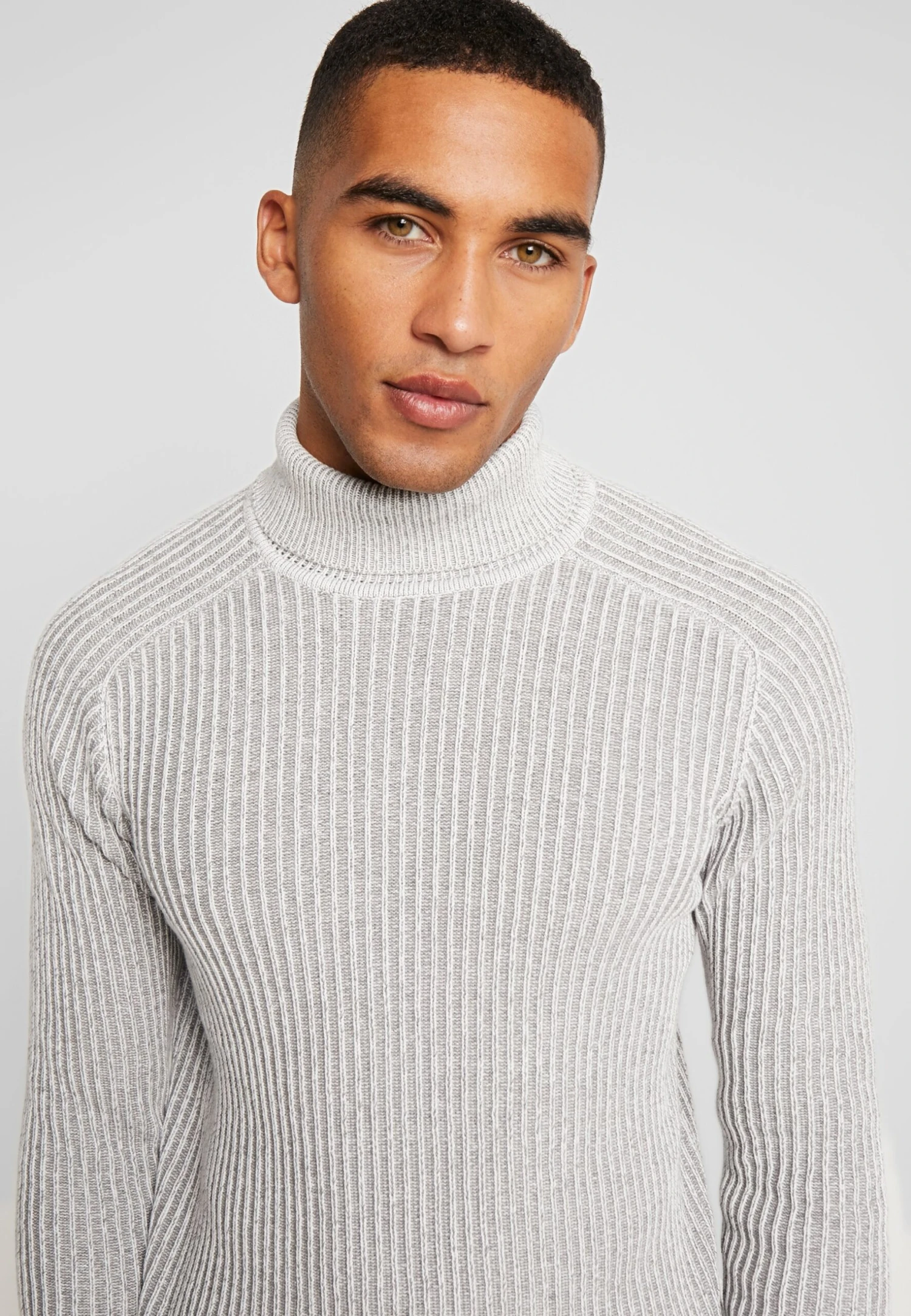 Pier One Sweter - 111 - Mottled Light Grey 6 Pier One Sweter - 111 - Mottled Light Grey - obrazek 4