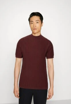 Pier One T-shirt Z Nadrukiem - Brown