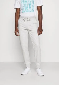 Pier One 3 PACK - Spodnie Treningowe - Mottled Light Grey/mottled Dark Blue/black -Sklep Z Odzieżą Męską d679c40ba0d14e65a4301cbba3b7065f