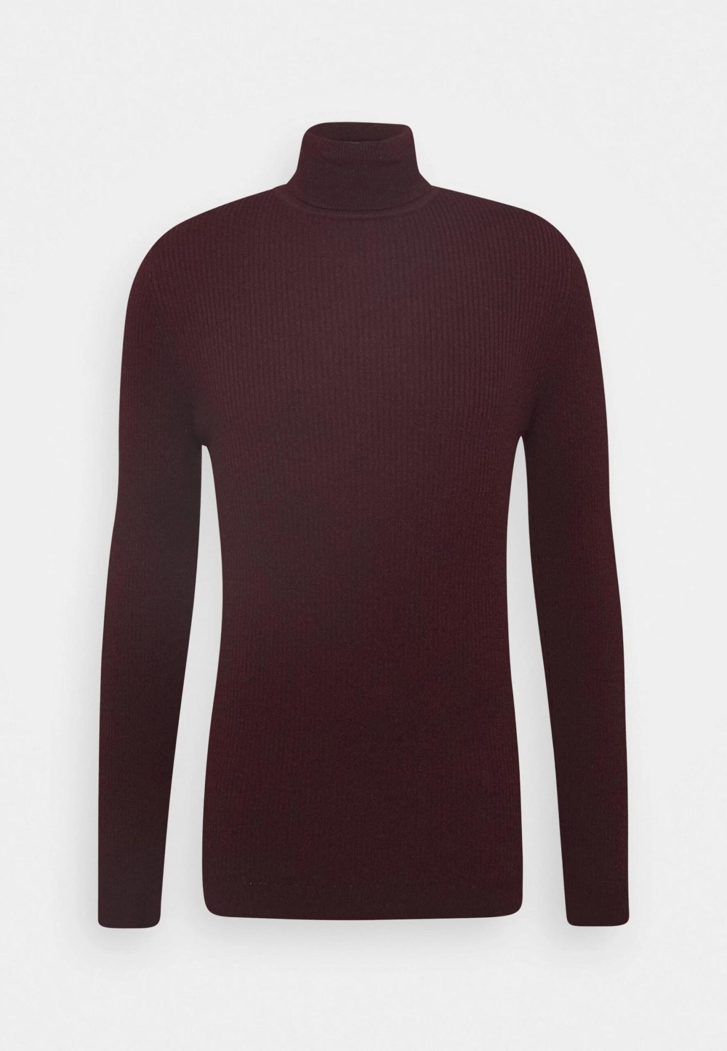 Pier One MUSCLE FIT TURTLE - Sweter - Mottled Bordeaux 7 Pier One MUSCLE FIT TURTLE - Sweter - Mottled Bordeaux - obrazek 5