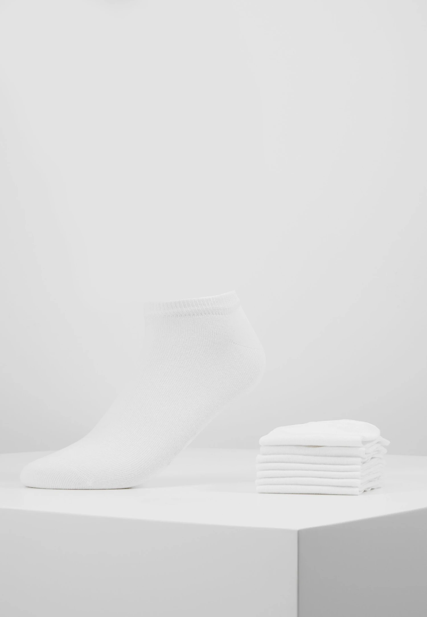 Pier One 7 PACK - Skarpety - White 3 Pier One 7 PACK - Skarpety - White