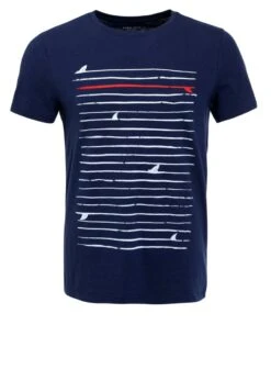 Pier One T-shirt Z Nadrukiem - Navy -Sklep Z Odzieżą Męską da5940f754eb4cdb850afdbd438d6931