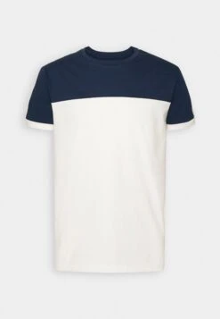 Pier One T-shirt Z Nadrukiem - Dark Blue/white -Sklep Z Odzieżą Męską db574b7706b2491190254a09a64255be
