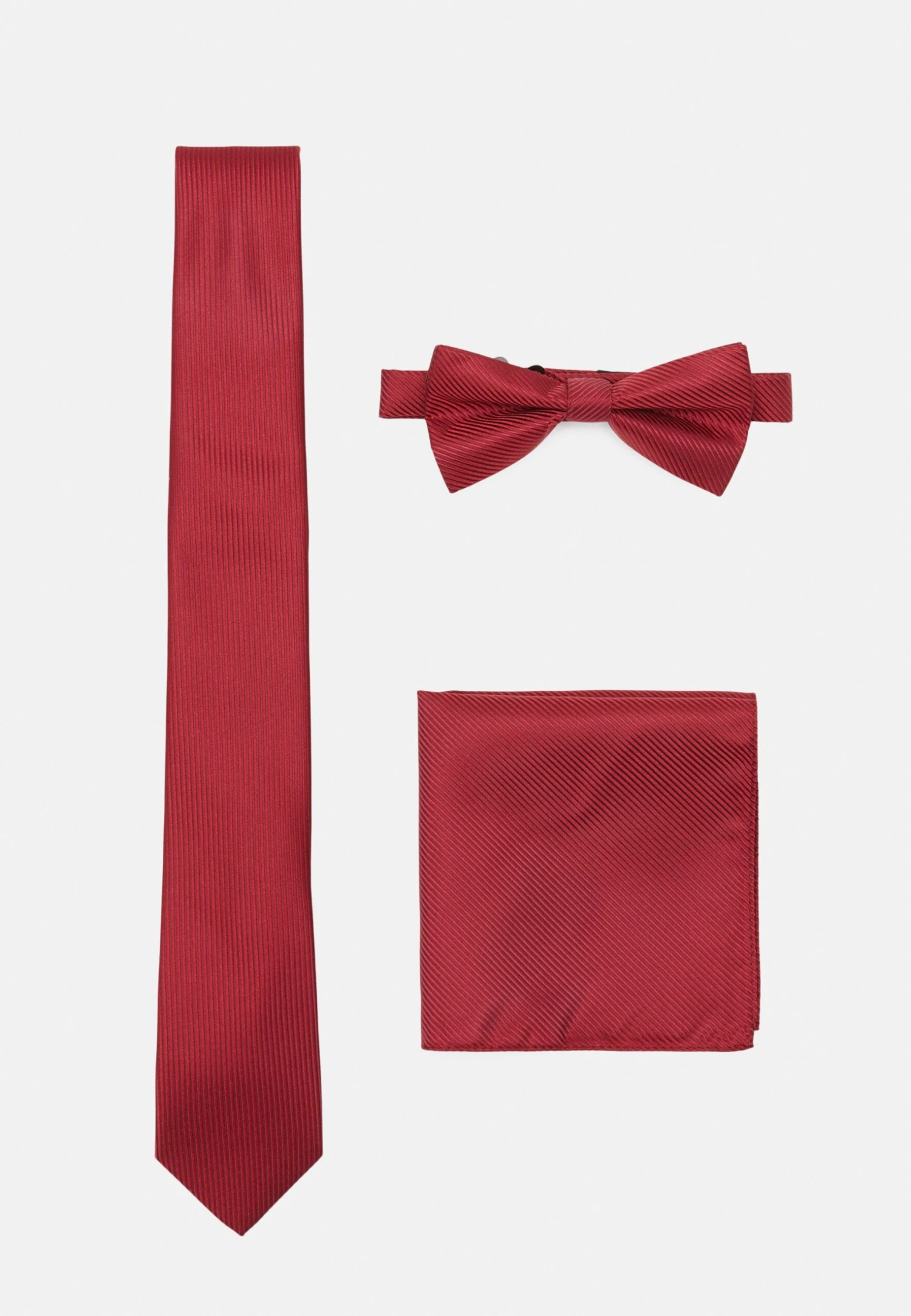 Pier One SET - Krawat - Bordeaux 3 Pier One SET - Krawat - Bordeaux