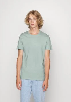 Pier One 5 PACK - T-shirt Basic - Stone/blue/mottled Light Grey - -Sklep Z Odzieżą Męską dba26f200d6249c3906b10fb3f7640d8