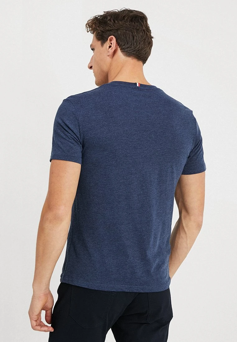 Pier One T-shirt Basic - Mottled Dark Blue 5 Pier One T-shirt Basic - Mottled Dark Blue - obrazek 3