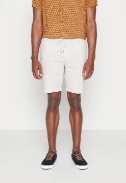 Pier One LINEN BLEND DRAWCORD SHORTS - Szorty - Beige -Sklep Z Odzieżą Męską e1eb8ad428564dfb8727d9aeaa0a8f0f