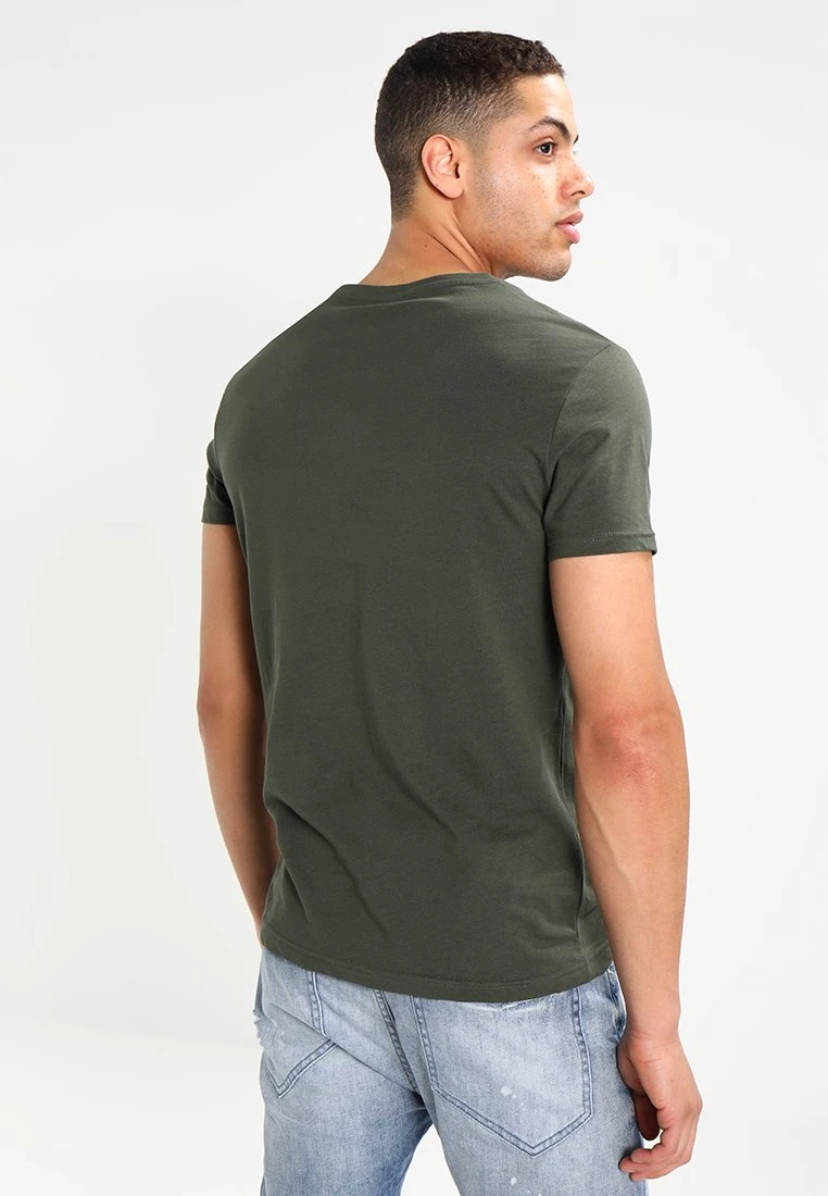Pier One T-shirt Basic - Khaki 5 Pier One T-shirt Basic - Khaki - obrazek 3
