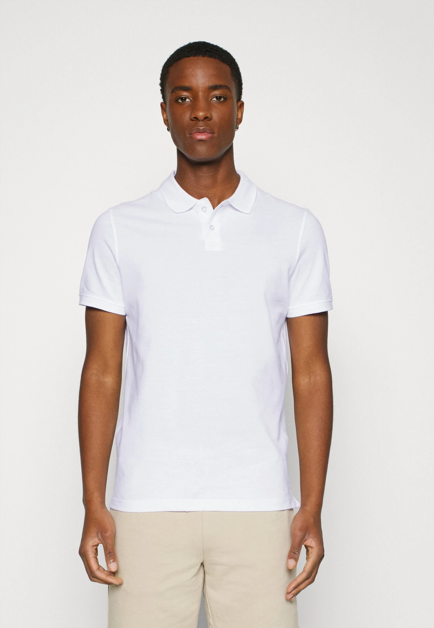 Pier One 3 PACK - Koszulka Polo - Bordeaux/white/dark Blue 4 Pier One 3 PACK - Koszulka Polo - Bordeaux/white/dark Blue - obrazek 2