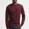 Pier One BASIC CREWNECK - Sweter - Bordeaux -Sklep Z Odzieżą Męską eb0e723b2058424e9a31aa5c1f372c09