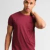 Pier One GARMENT TEE - T-shirt Basic - Bordeaux -Sklep Z Odzieżą Męską ef83bc6405ee452da9e712823150a441
