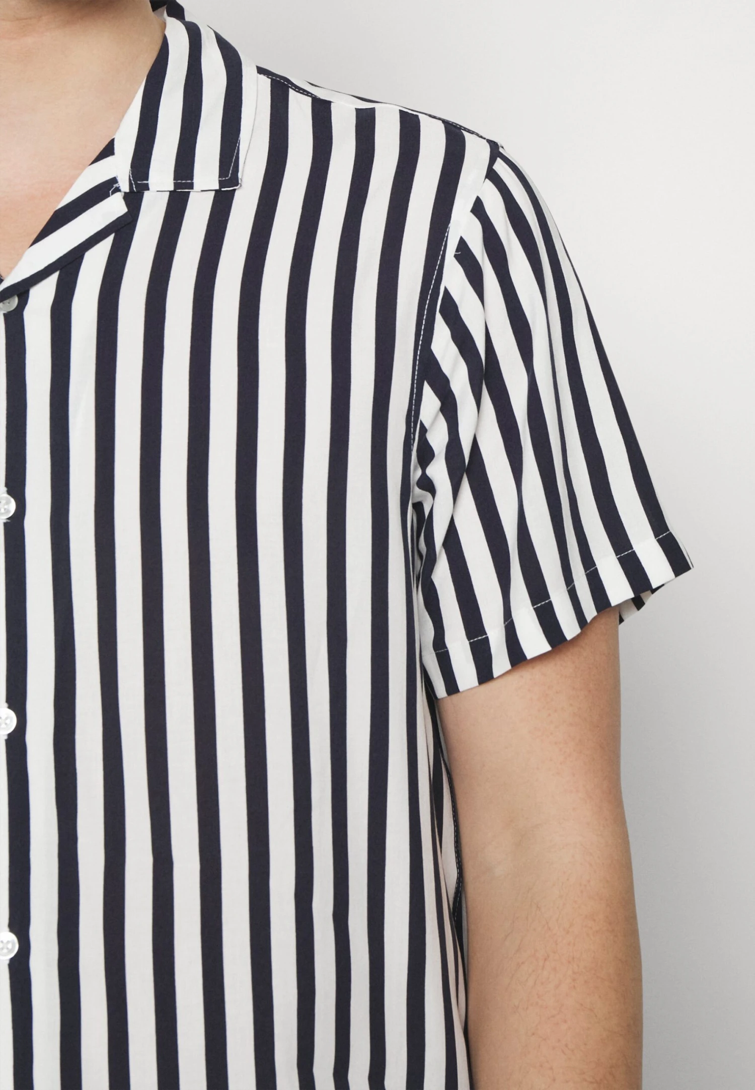 Pier One Koszula - Dark Blue/white 7 Pier One Koszula - Dark Blue/white - obrazek 5