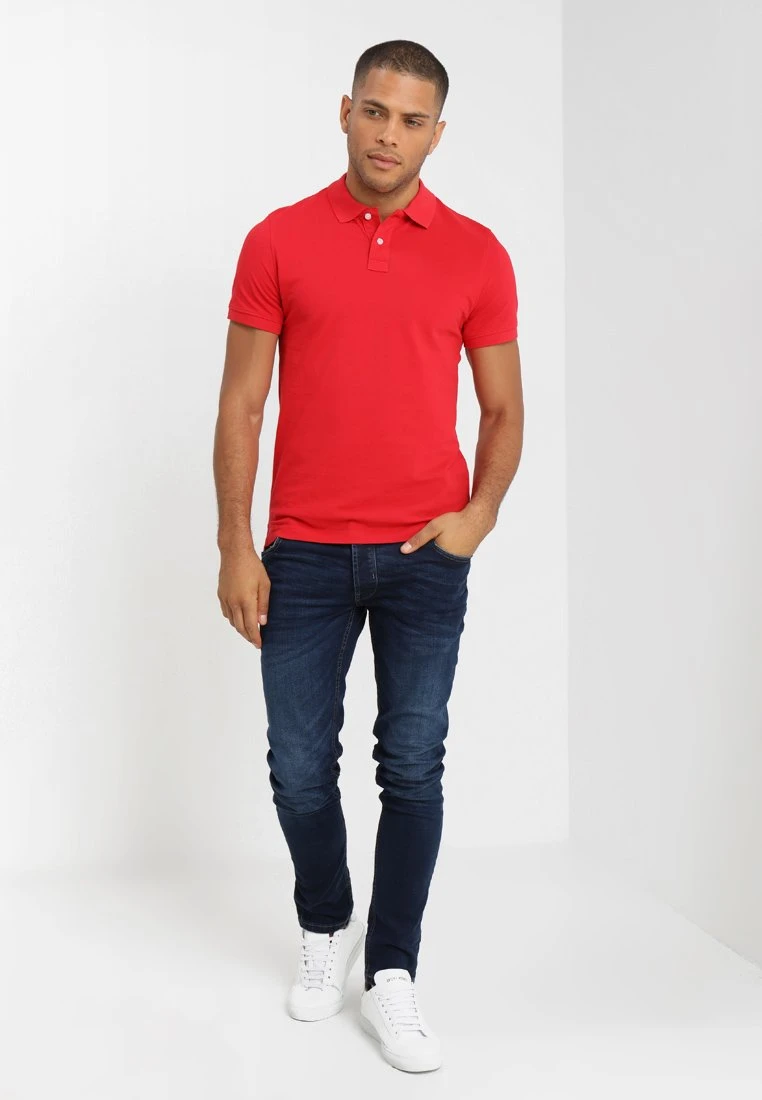 Pier One BASIC - Koszulka Polo - Red 4 Pier One BASIC - Koszulka Polo - Red - obrazek 2