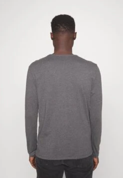 Pier One Bluzka Z Długim Rękawem - Dark Grey Melange -Sklep Z Odzieżą Męską f35685a0e4bf407199ea236fecc99e93