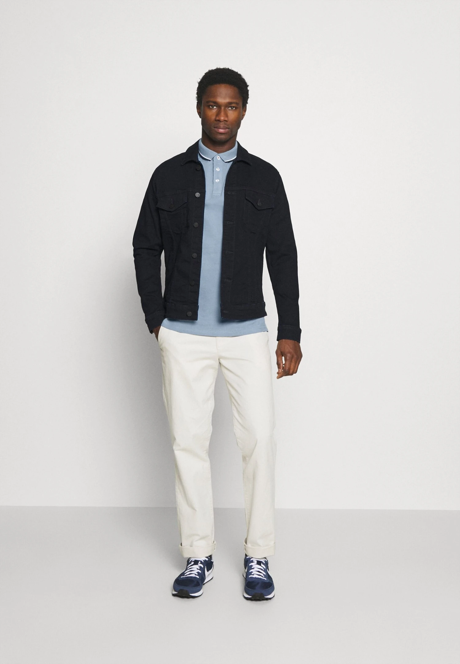 Pier One Koszulka Polo - Light Blue 3 Pier One Koszulka Polo - Light Blue