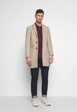 Pier One 2 PACK - Koszulka Polo - Dark Blue/bordeaux